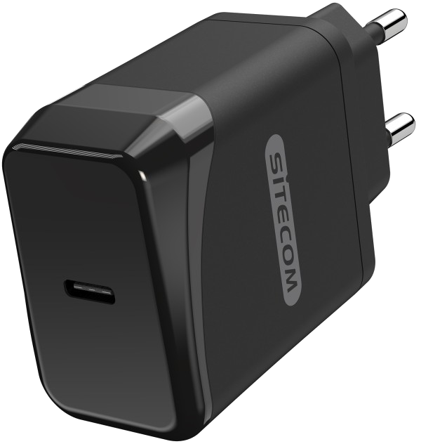 Chargeur secteur USB-C Power Delivery 18W Noir CH-014