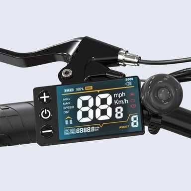 Vélo électrique - EVERCROSS EK15 - Pneu 26 pouces - Transmission 7 vitesses Batterie Amovible - Noir Rouge