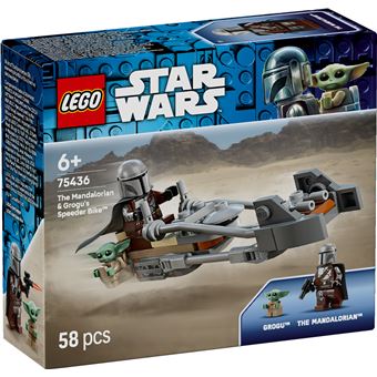 LEGO Star Wars 75436 Speeder Bike e Grogu del Mandaloriano