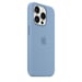 Custodia in silicone con MagSafe per iPhone 15 Pro Winter Blue