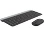 Logitech MK470 Tastiera Wireless RF Mouse incluso AZERTY Francese Grafite