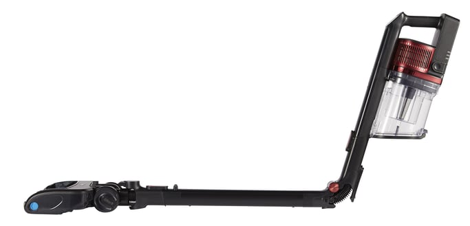 Shark IZ300EUT aspiradora de pie y escoba eléctrica Aspiradora escoba 2 en 1 Batería Secar Sin bolsa Negro, Borgoña