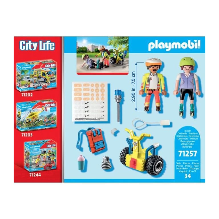 Secouriste Avec Gyropode Playmobil La Boîte - vue 5