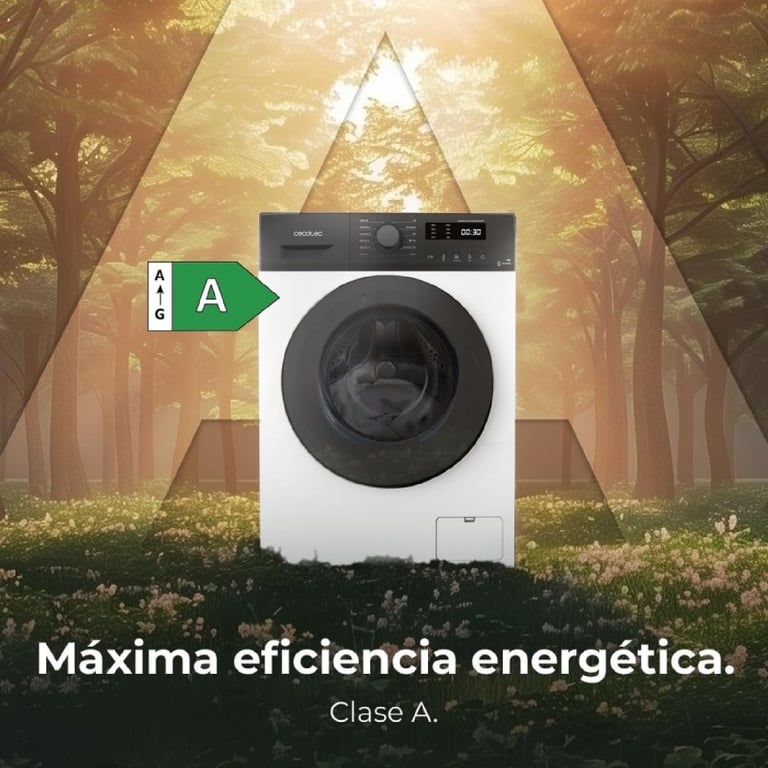 Lave-Linge Frontal Cecotec Bolero DressCode 6150 – Capacité 6 kg, 1000 tr/min, Inverter Plus, 12 Programmes - vue 3