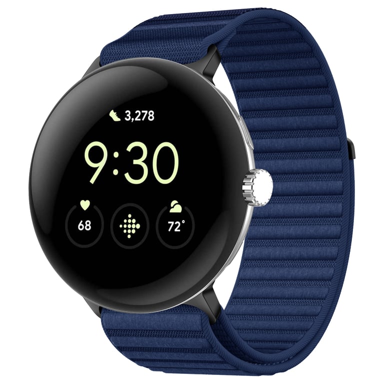 Bracelet Google Pixel Watch / Watch 2 / 3 / 4 41mm Nylon - vue 7