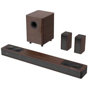 Barre de son pour TV | Hiwill-Audio A534 800W 5.3.4 Dolby Atmos - Brun foncé - Neuf