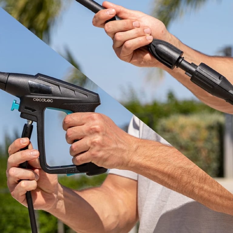 Cecotec HydroBoost 1400 EasyGo Nettoyeur Haute Pression pour Maison Jardin ou Voiture débit de 426 /h 105 Bars de Pression Pompe en Aluminium Roues Rayon d'action 11 - vue 4