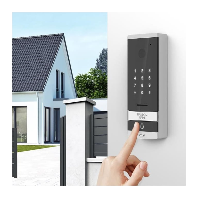 EXTEL Visiophone filaire Extel Code Avec digicode intégré encastrable ou en saillie Neuf - vue 2