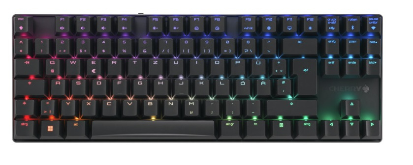 Clavier Gaming CHERRY MX 8.2 TKL – Sans Fil, Bluetooth, Switchs MX2A Red - vue 8