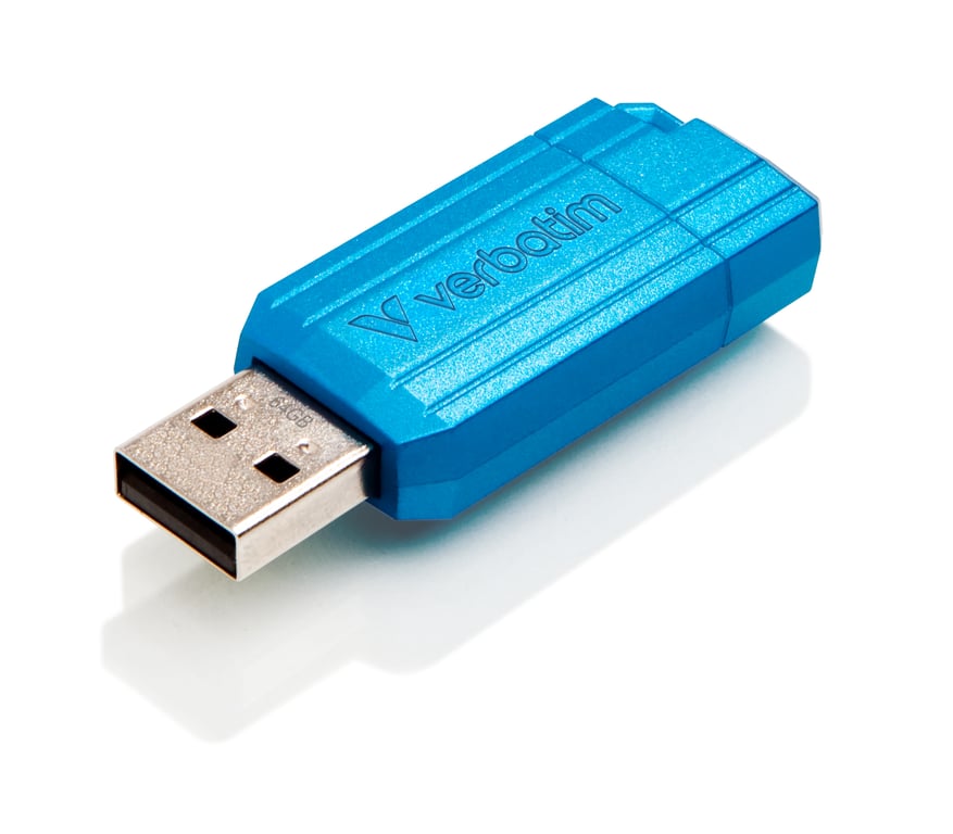 Verbatim 49961 lecteur USB flash 64 Go USB Type-A 3.2 Gen 1 (3.1 Gen 1) Bleu - Neuf