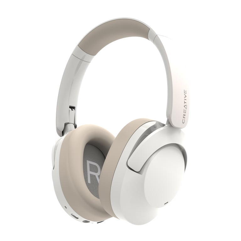 Creative Labs Zen Hybrid 2 Casque Avec fil &sans fil Arceau AppelsMusique USB Type C Bluetooth Crème Neuf - vue 3