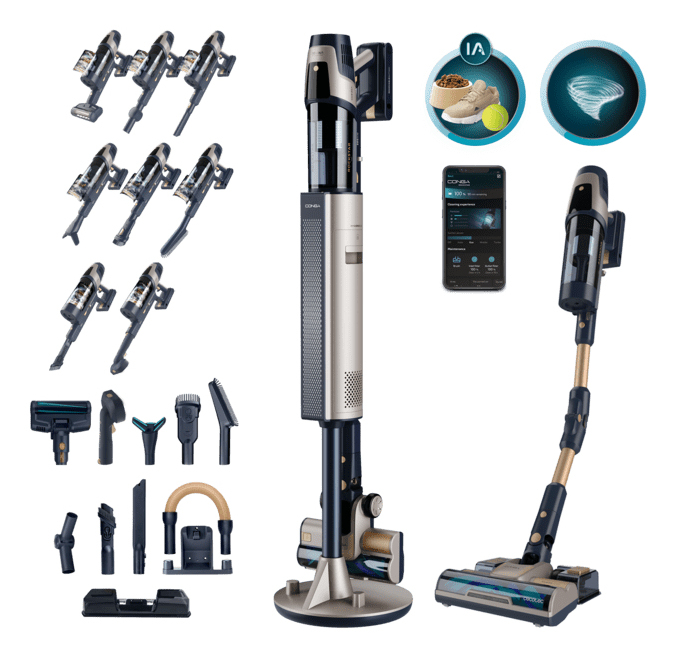 Aspirateur Balai Cecotec Conga Rockstar 11500 Odyssey – 850 W, 2 en 1, Autonomie 110 Min