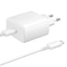 Pack Chargeur Secteur Samsung 45W USB-C avec câble USB-C vers USB-C 1,8m Blanc