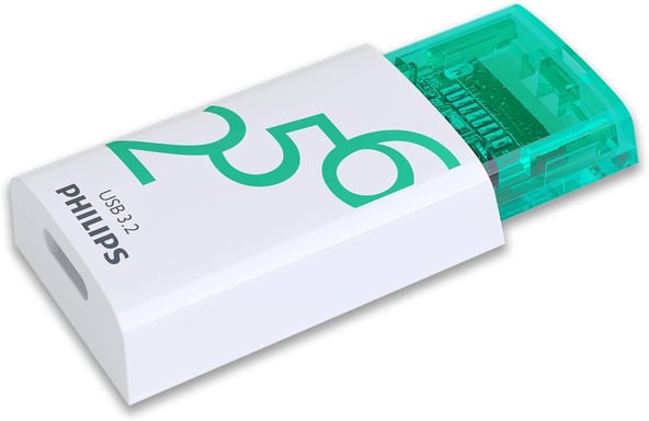 Philips USB 3.2 256GB Click Series Gen 1 USB-C unidad flash USB USB tipo A 3.2 Gen 1 (3.1 Gen 1) Blanco