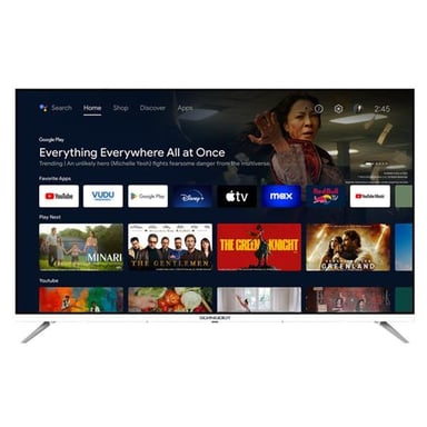 Schneider GMS55A1GW - Téléviseur LED UHD 4K 139 cm - Quantum Dot - Android TV - vue 1