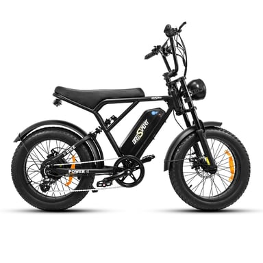 ONESPORT ONES3 Bicicleta Eléctrica - Ruedas de 20'' Motor 500W Batería 48V17Ah Autonomía 50KM - Negro