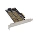Microconnect MC-PCIE-X4M2 scheda di interfaccia e adattatore Interno M.2 (PCIe x4 M.2 Key NMVe SSD Adapt - NGFF M Key B, Dual Interface - Low & High Profile Bracket included - Warranty: 36M)