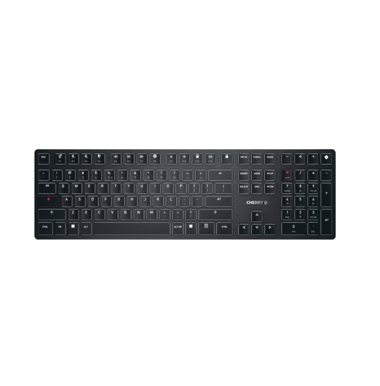 Cherry Kw X Ulp Clavier Universel Usb + Rf Wireless + Bluetooth Qwerty Us International