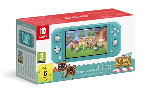 Nintendo Switch Lite Animal Crossing videoconsola portátil 14 cm (5.5'') 32 GB Pantalla táctil Wifi Turquesa