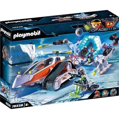 Vehículo de mando del equipo de espías - Playmobil Top Agents con luces y sonidos