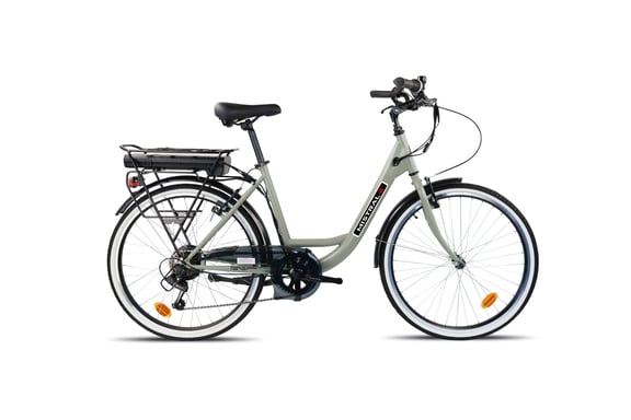 Bici da città a pedalata assistita, batteria da 7,8AH Mistral Midiverto