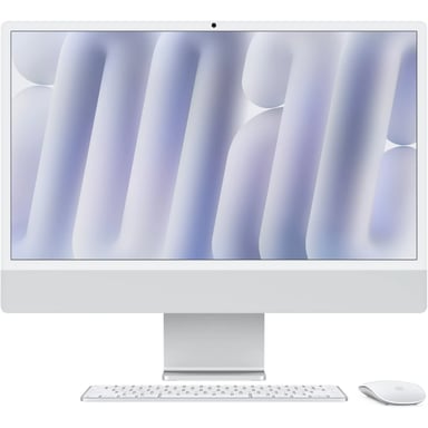 iMac M4 24' (2024) 256 Go SSD 16 Go RAM 10 cœurs Apple GPU 10 Mac OS Sonoma, Argent