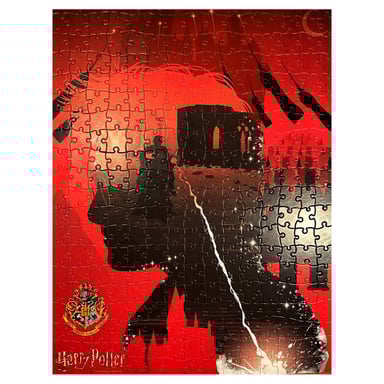 Harry Potter Puzzle 1000 piezas Horrocrux Secreto Mago para Montar Negro / Rojo