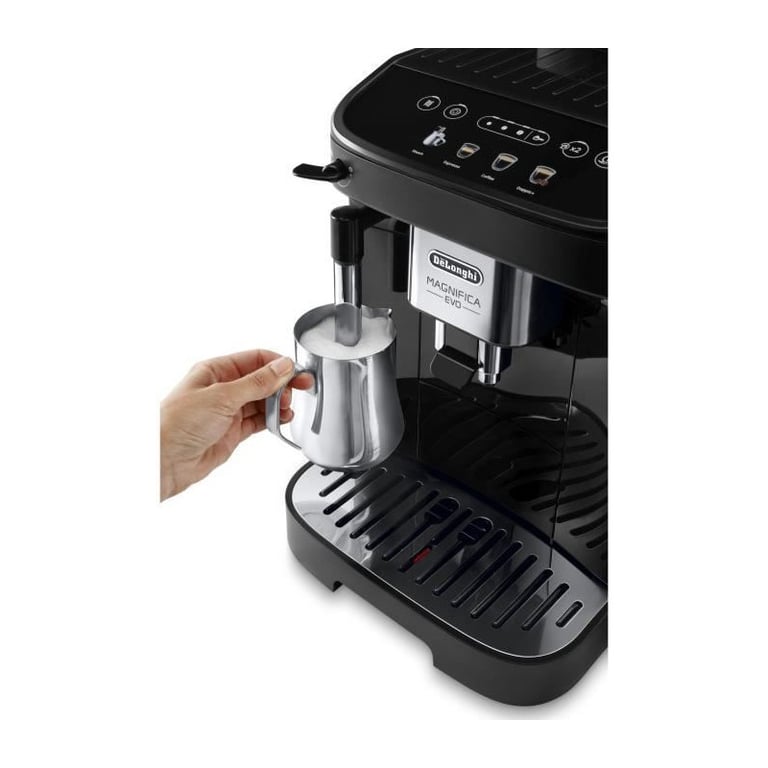 DELONGHI ECAM290.22.B - Machine a cafe Expresso Broyeur Magnifica Evo - 1450W - 3 boissons - 1,8L - 250g de grains - Neuf