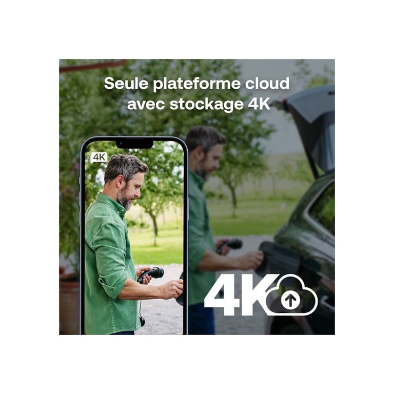 Caméra de sécurité extérieure ARLO Ultra 3 4K Kit 2 caméras avec Smart Hub et panneau solaire Blanc - Neuf