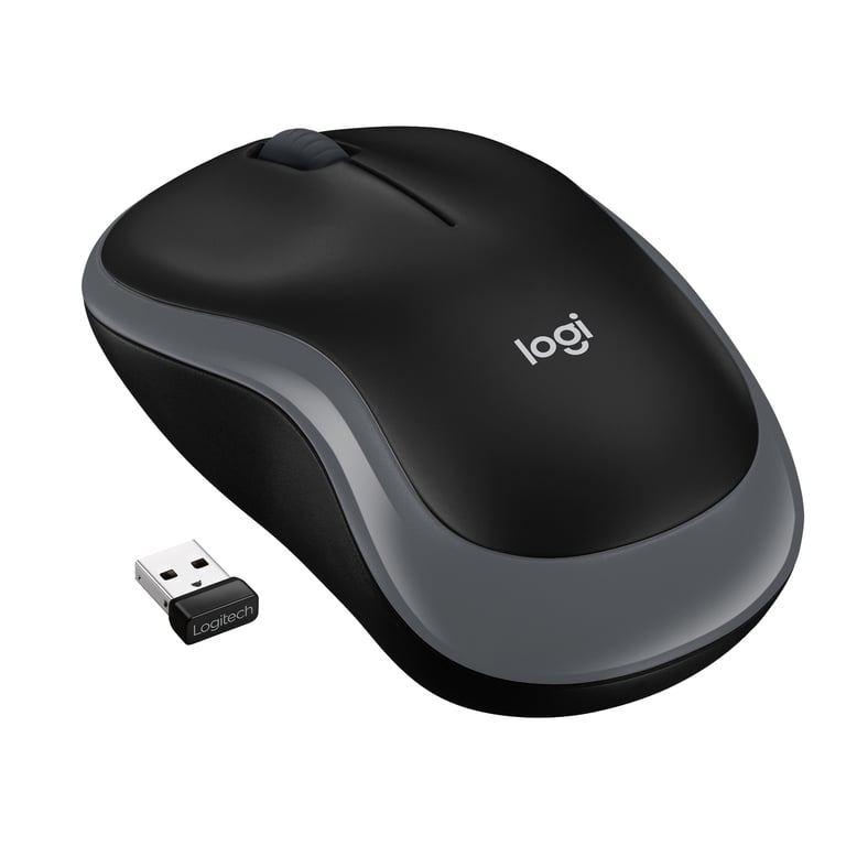 Logitech M185 souris Ambidextre - Gris - Neuf