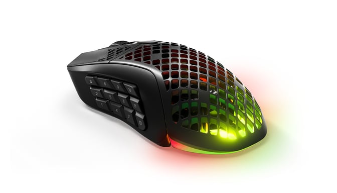 Steelseries Aerox 9 souris Gaming Ambidextre RF sans fil + Bluetooth Optique 18000 DPI