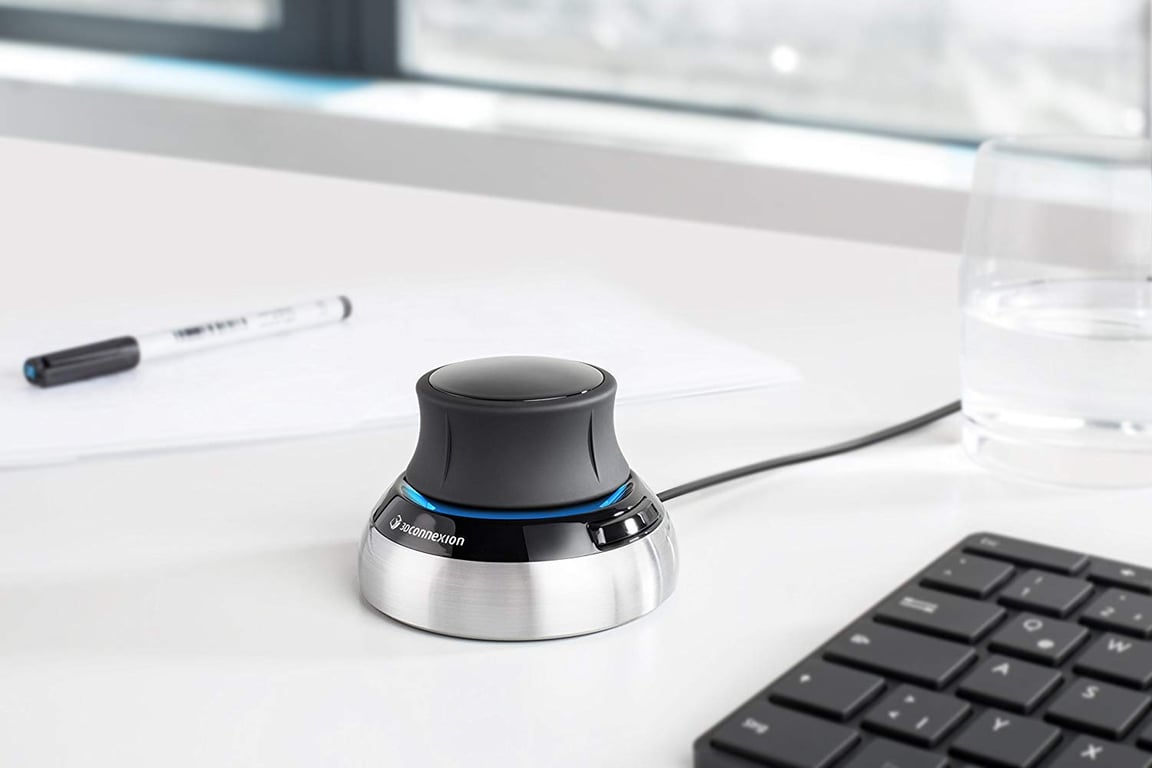 Souris 3Dconnexion SpaceMouse Compact – Navigation 3D Filaire - vue 4
