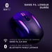 Turtle Beach Kone II Air - Souris Gaming RGB Ergonomique Sans Fil,Bbatterie 350h, Capteur Optique 26 000 DPI, 21 Entrées Personnalisables, Molette 4D Free-Spin - Noir