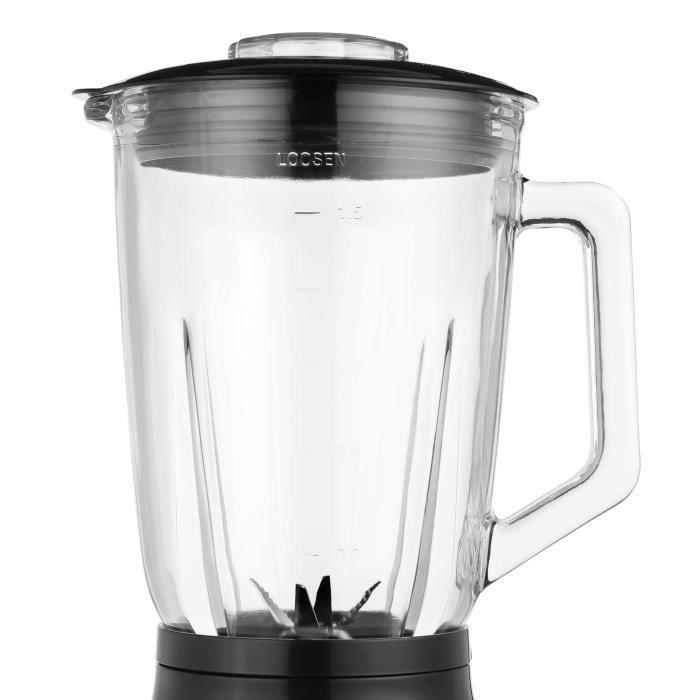 Blender CONTINENTAL EDISON CEBL1000IN Inox Bol en verre - vue 3