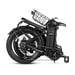 Bicicleta eléctrica plegable urbana SAMEBIKE CY20 Pro con batería de 36 V y 13 Ah, Shimano de 7 velocidades - Azul oscuro
