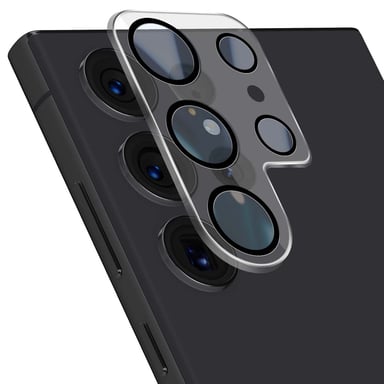 Crong Protección de Lente de Cámara para Galaxy S23 Ultra Serie Lens Shield Transparente