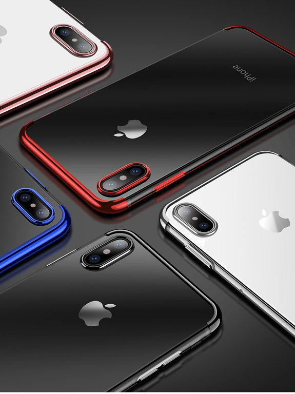 Coque Silicone Bord pour IPHONE Xs Max APPLE Bumper Fine Transparente