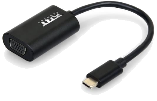 PORTDESIGNS Convertisseur USB Type C vers VGA - Compatible Windows / Mac OS X / Linux - Câble 15cm