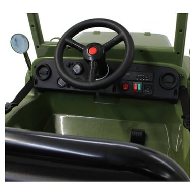 Jeep Willys MB Army Eléctrico 12V para Niños - Vehículo Todo Terreno