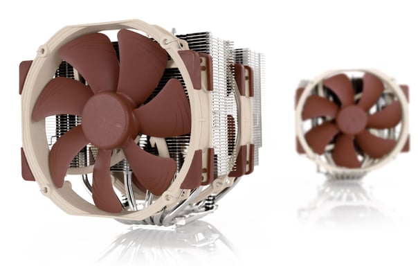 Noctua NH-D15 Sistema di raffreddamento per computer Processore Cooler 14 cm Beige, Marrone, Acciaio