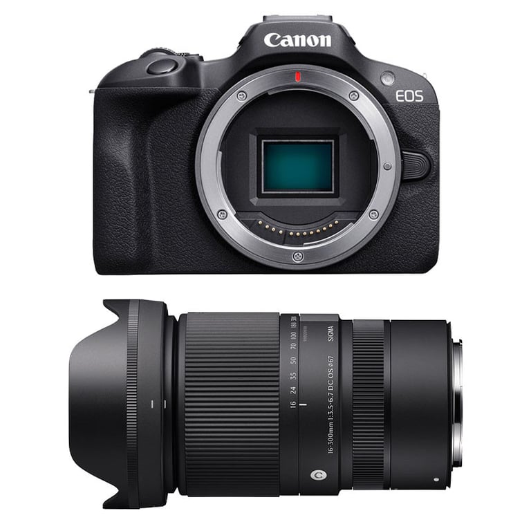 CANON EOS R100 + SIGMA 16 300mm f3.5 6.7 DC OS Contemporary Garanti - vue 4