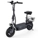 iScooter F3 Vélo Électrique 1000W 28MPH 37Miles 10'' Pneumatique Selle Panier 264LBS Charge Freins Tambour Av/Ar + Électronique LCD 3 Modes