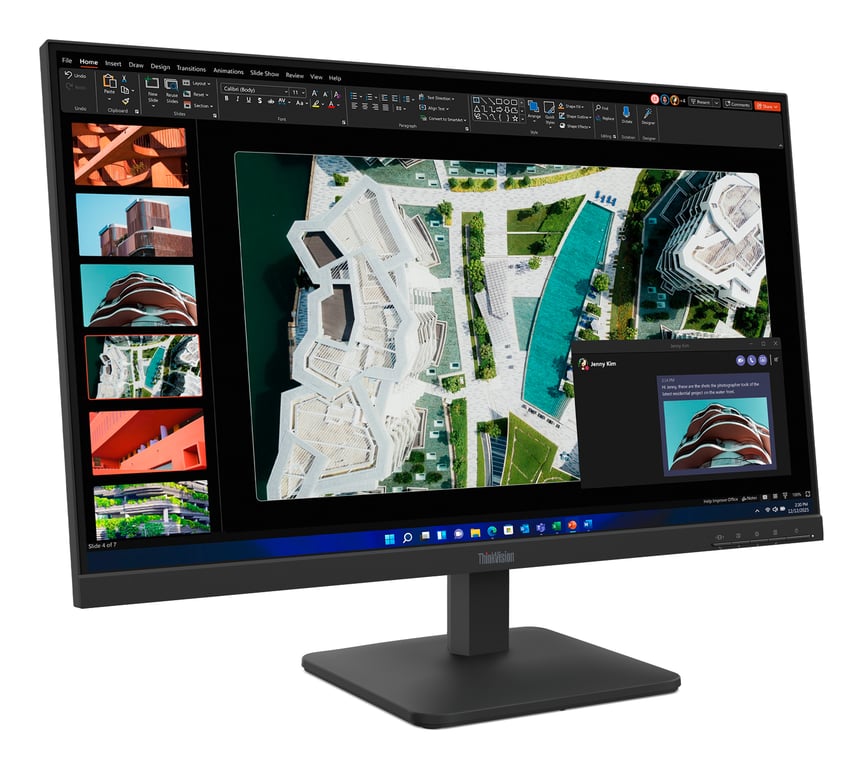 Lenovo ThinkVision S27 4e LED display 68 6 cm 27 1920 x 1080 Pixel Full HD LCD Nero Neuf - vue 3