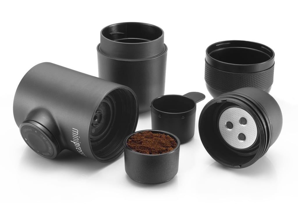 WACACO Minipresso GR Machine Espresso Manuelle – Café moulu, 8 bars, portable, sans électricité, idéale voyage & outdoor  -Gris - Neuf