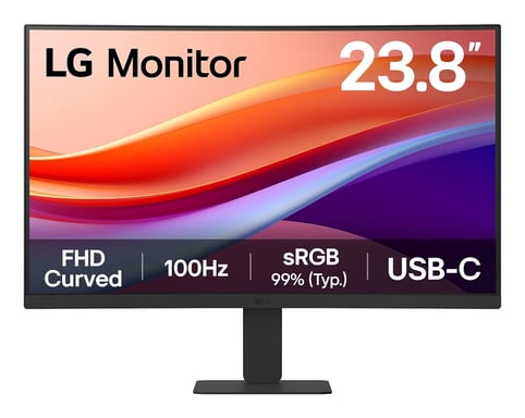 LG 24U421A-B écran plat de PC 60,5 cm (23.8'') 1920 x 1080 pixels Full HD LED Noir