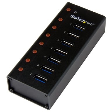 StarTech.com Hub USB 3.0 à 7 ports - 5Gbps - Concentrateur USB à montage mural / sur bureau avec boîtier métallique - Neuf