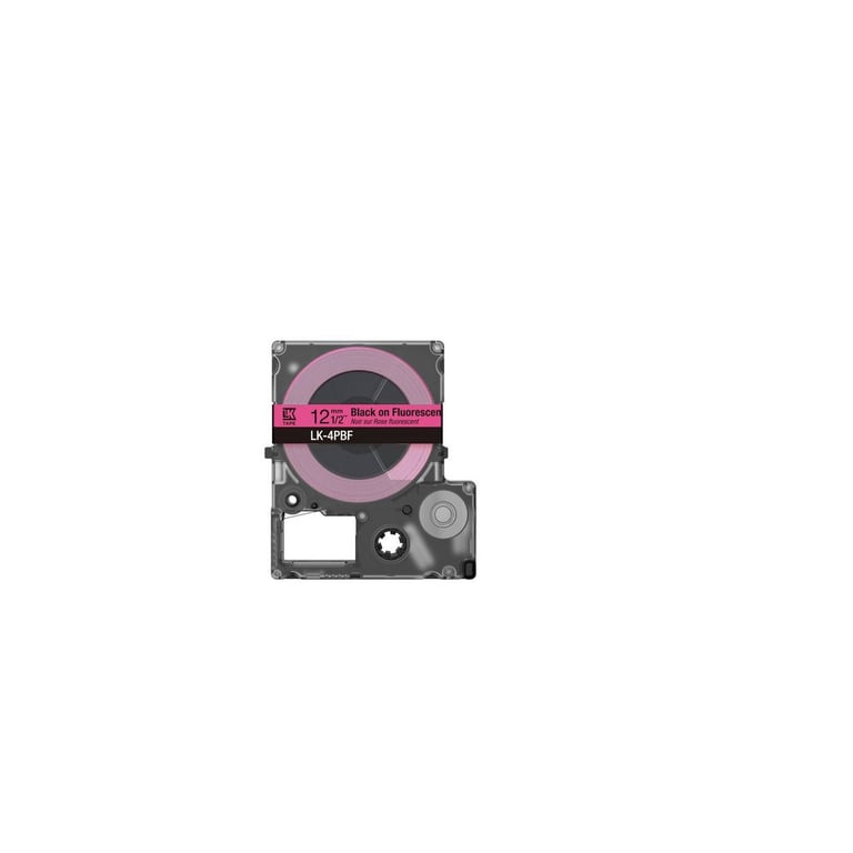 Cartouche d'encre Epson LK 4PBF pour LabelWorks LW C410 et LW C610 sur fluorescent - vue 5