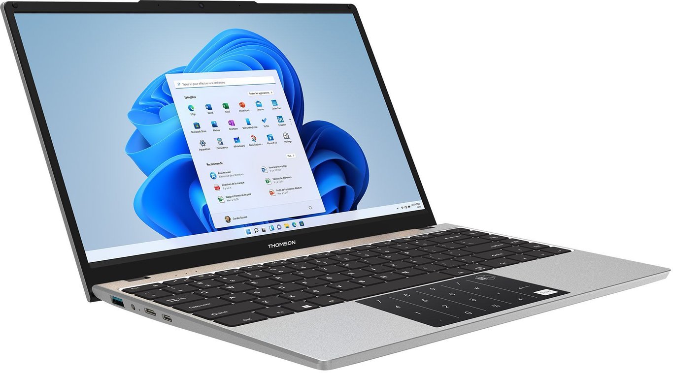 PC Portable THOMSON Neo Go N14N8SL256S+ 14 Intel® N100 RAM 8 GB SSD - vue 3