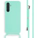 imoshion Coque en silicone avec cordon pour Samsung Galaxy S23 FE - Vert menthe