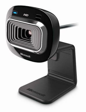 Microsoft LifeCam HD-3000 webcam 1 MP 1280 x 720 píxeles USB 2.0 Negro